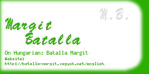 margit batalla business card